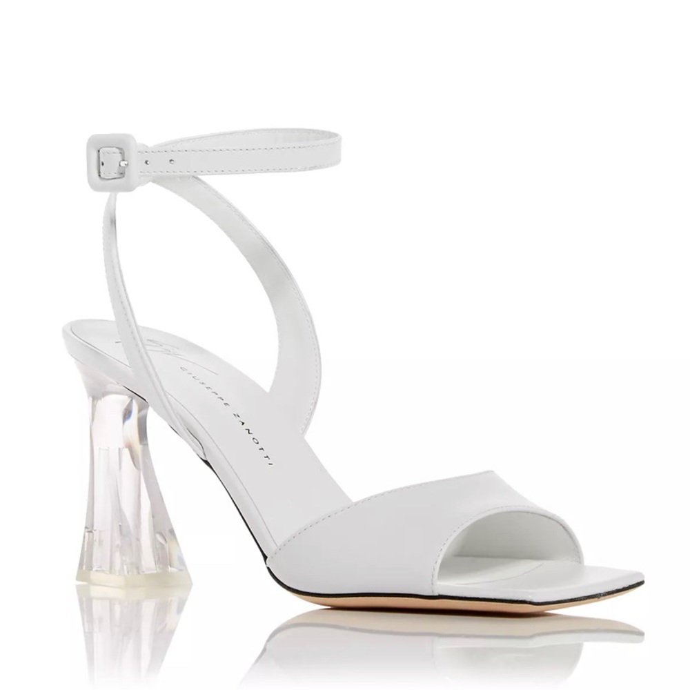 Giussepe  Zanotti Vanilla Clear Heel Sandals